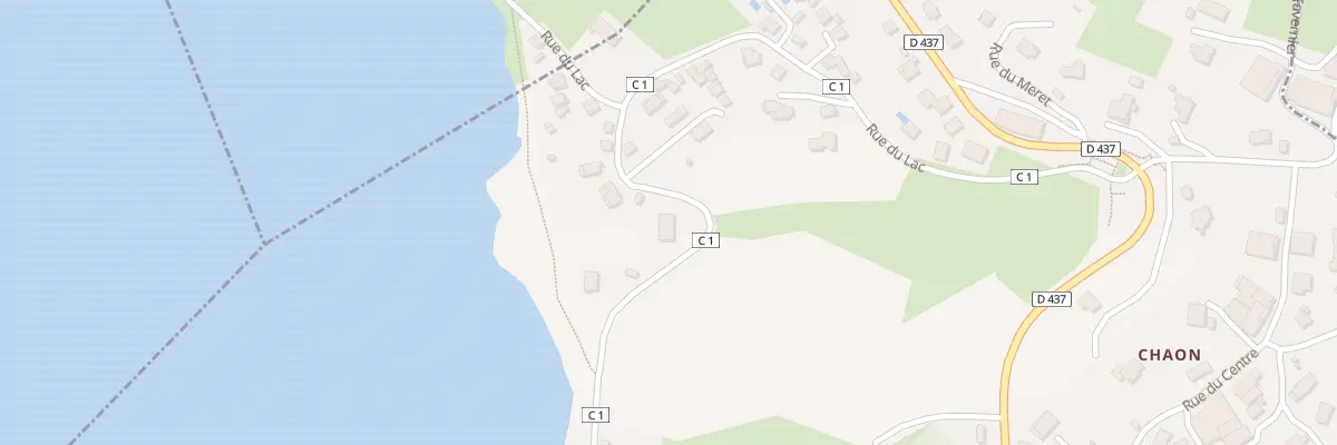 Plan du 38 Rue du Lac à Montperreux