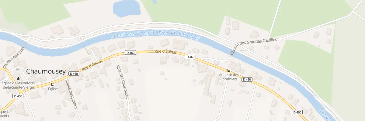 Plan du 442 Rue d’Épinal à Chaumousey