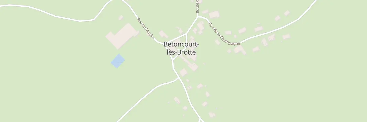 Plan du 2 Pla de la Mairie à Betoncourt-lès-Brotte