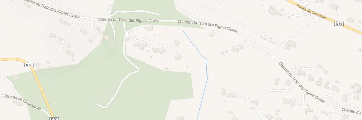 Plan du 1117 Chem Train des Pignes Ouest à Lorgues
