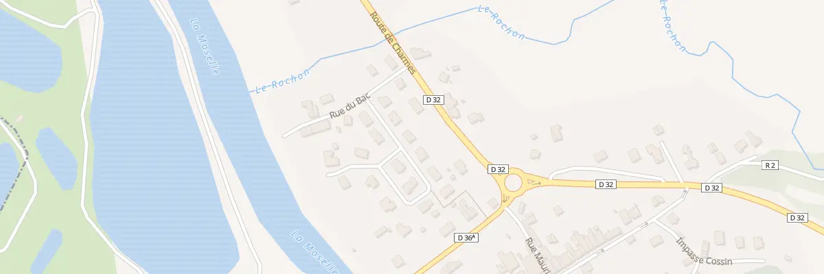 Plan du 3 Rue des Jardins du Bac à Portieux