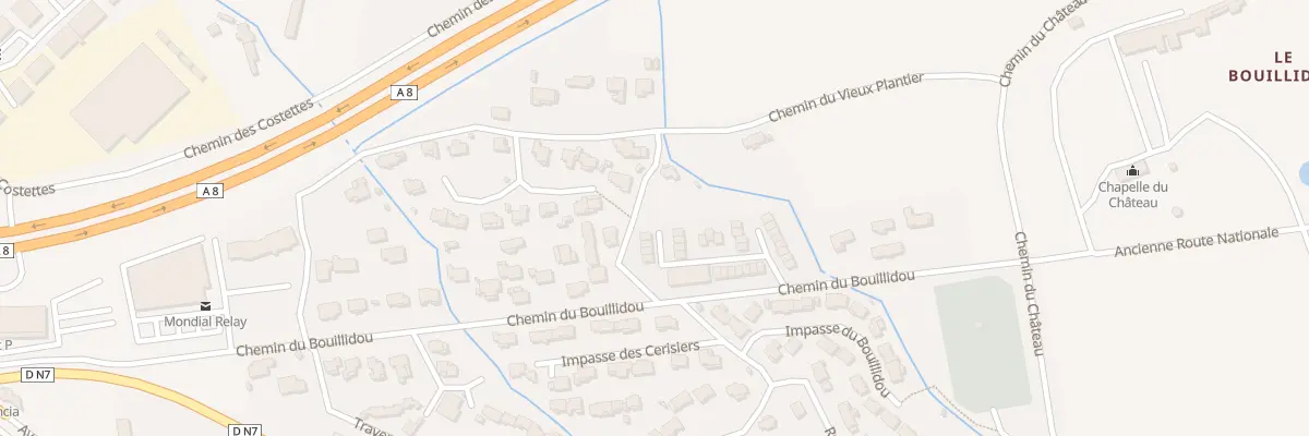 Plan du 9000 Tra Guizori au Cannet-des-Maures