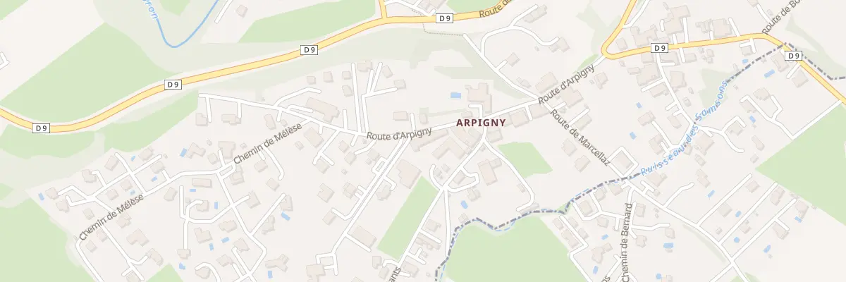 Plan du 215 Rte d’Arpigny à Fillinges