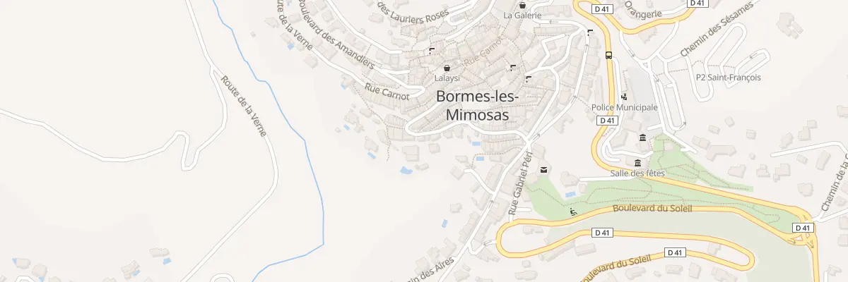 Plan du 35 Rue de la Plaine des Anes à Bormes-les-Mimosas