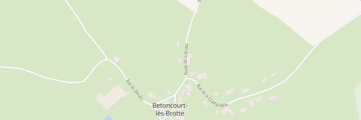 Plan du 1 Rte de Brotte à Betoncourt-lès-Brotte