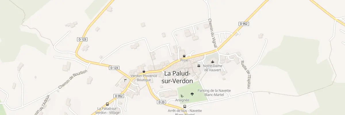 Plan du 32 Le Village La Palud à La Palud-sur-Verdon
