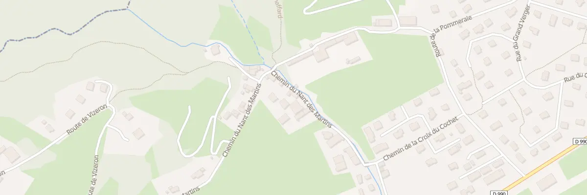 Plan du 335 Che du Nant des Martin à Gilly-sur-Isère