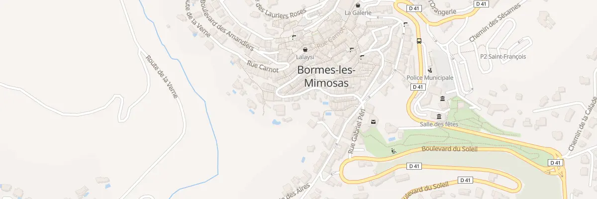Plan du 29 Rue de la Plaine des Anes à Bormes-les-Mimosas