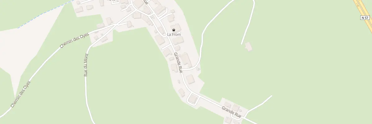 Plan du 13 Grande Rue Nods aux Premiers Sapins