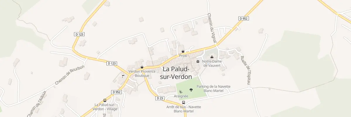 Plan du 80 Le Village La Palud à La Palud-sur-Verdon