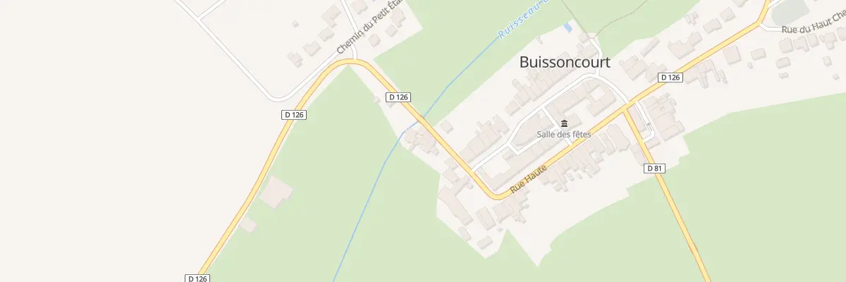Plan du 5 Rue de Lorraine à Buissoncourt
