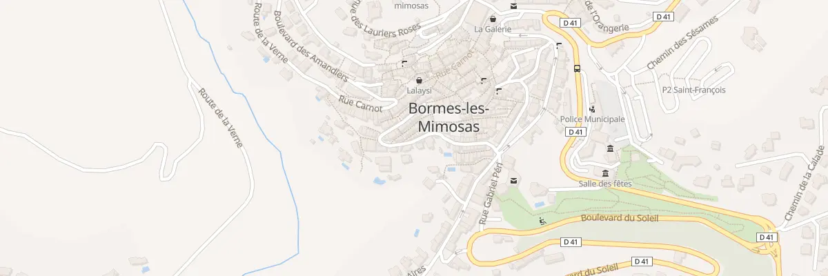 Plan du 28 Rue de la Plaine des Anes à Bormes-les-Mimosas
