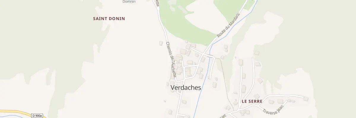 Plan du 5022 Le Village à Verdaches