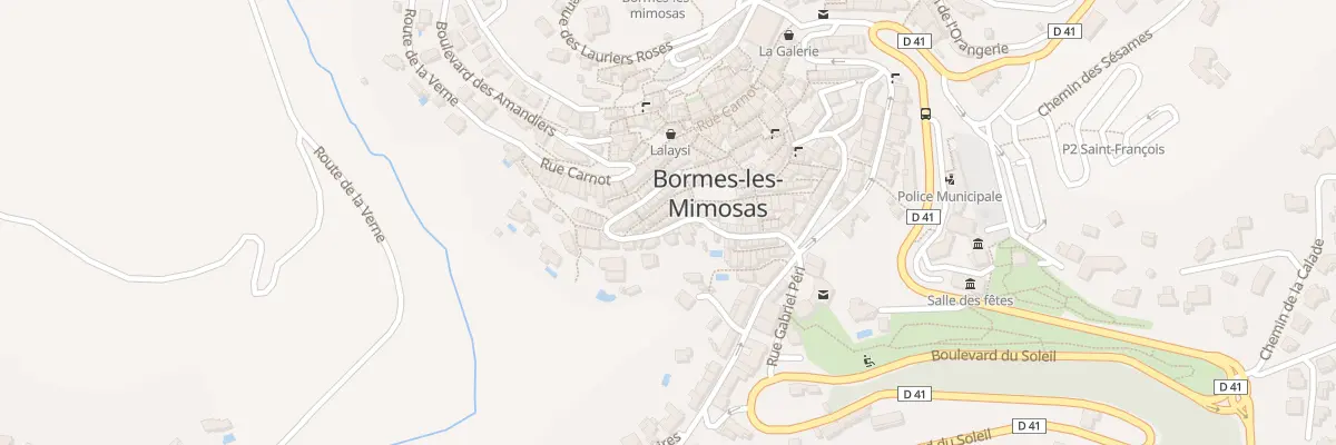 Plan du 26 Rue de la Plaine des Anes à Bormes-les-Mimosas