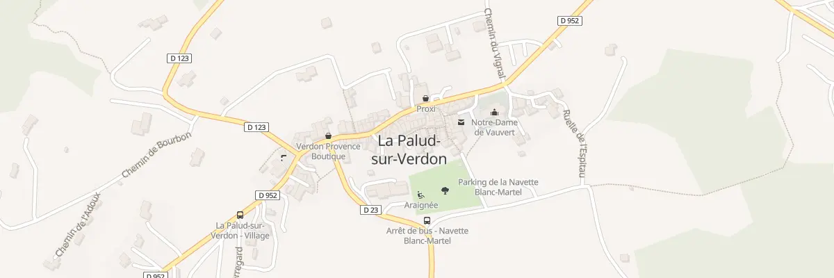Plan du 7156 Le Village La Palud à La Palud-sur-Verdon