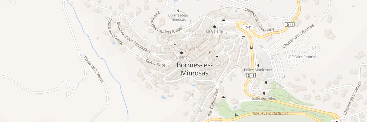 Plan du 7 Rue du Cubert à Bormes-les-Mimosas