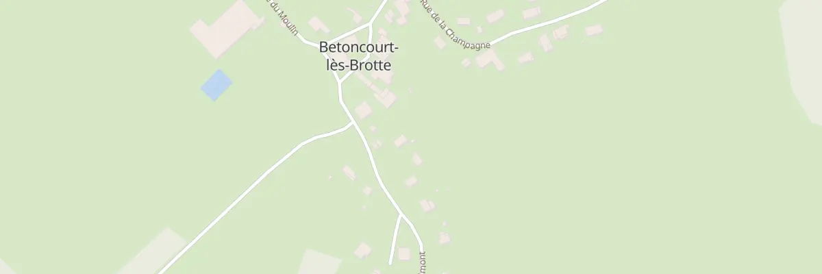 Plan du 11 Rue de Florimont à Betoncourt-lès-Brotte