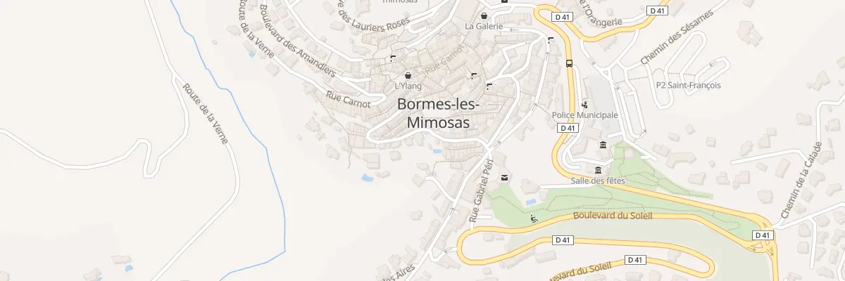 Plan du 19 Rue de la Plaine des Anes à Bormes-les-Mimosas