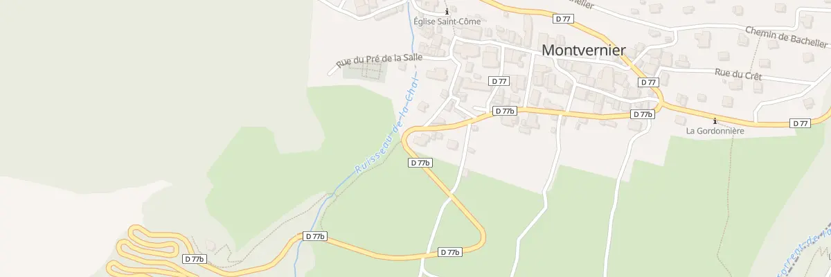 Plan du 5216 Au Passour à Montvernier