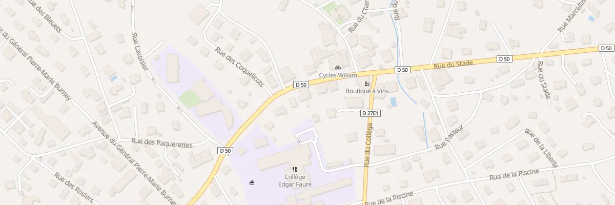 Plan du 18 Rue du Stade à Valdahon