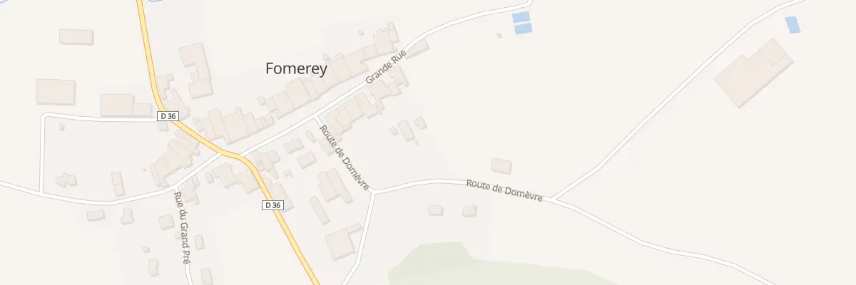 Plan du 185 Rte de Domèvre à Fomerey