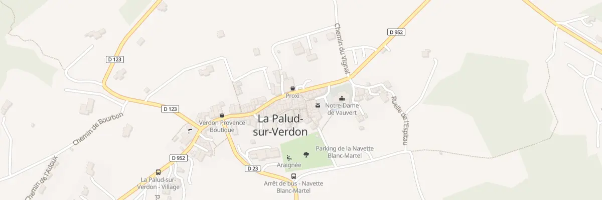 Plan du 85 Le Village La Palud à La Palud-sur-Verdon