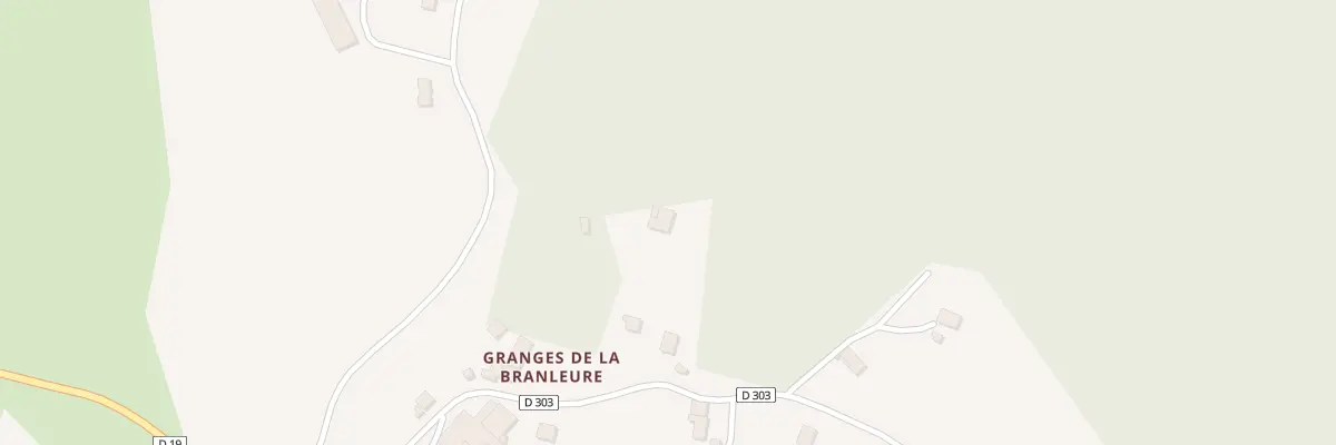 Plan du 804 Granges de la Branleure à Aillevillers-et-Lyaumont