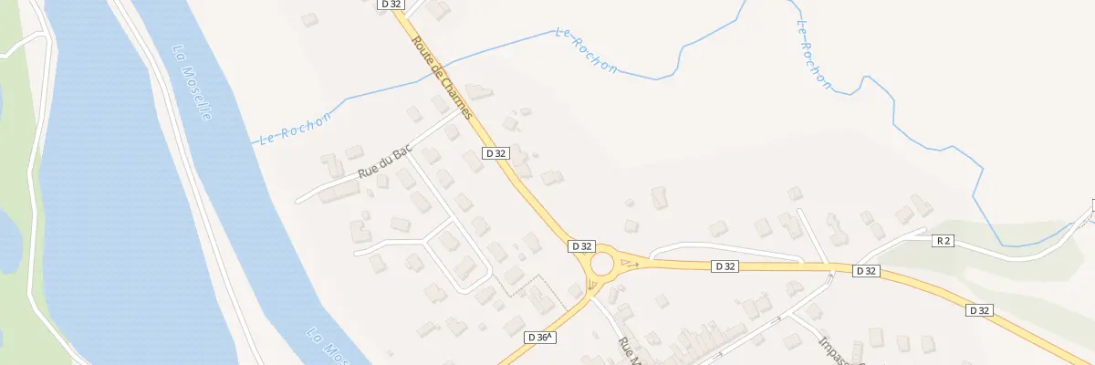 Plan du 1 Rte de Charmes à Portieux