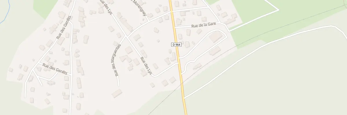 Plan du 26 Rue de la Gare à Fontaine-lès-Luxeuil