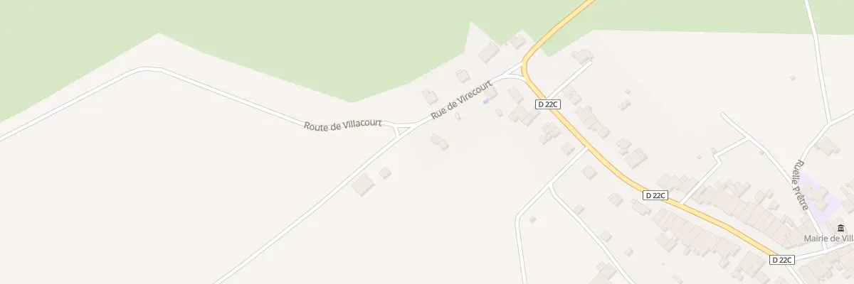 Plan du 4 Rue de Virecourt à Villacourt