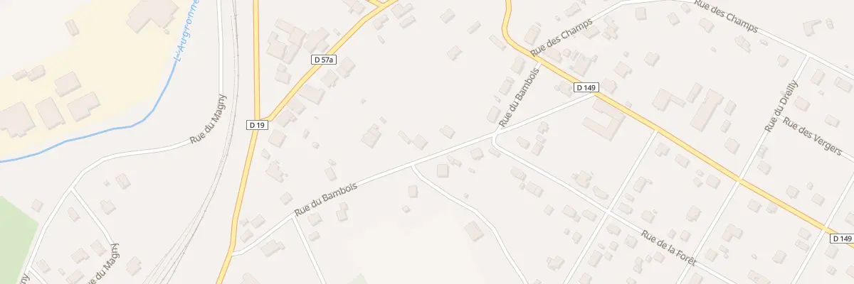 Plan du 11 Rue du Bambois à Aillevillers-et-Lyaumont