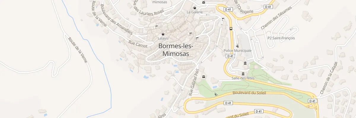 Plan du 16 Rue de la Plaine des Anes à Bormes-les-Mimosas