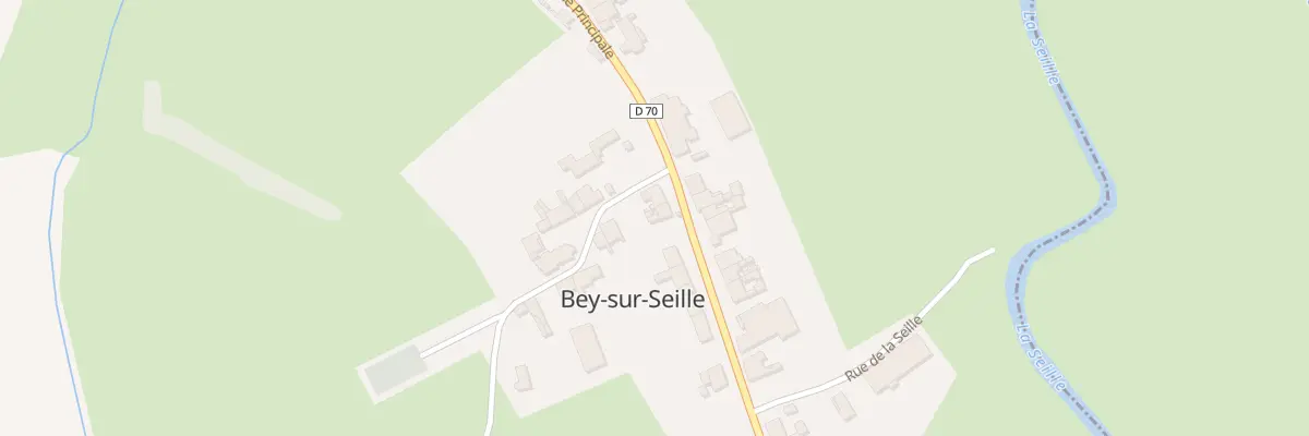 Plan du 10 Rue Principale Cd 70 à Bey-sur-Seille