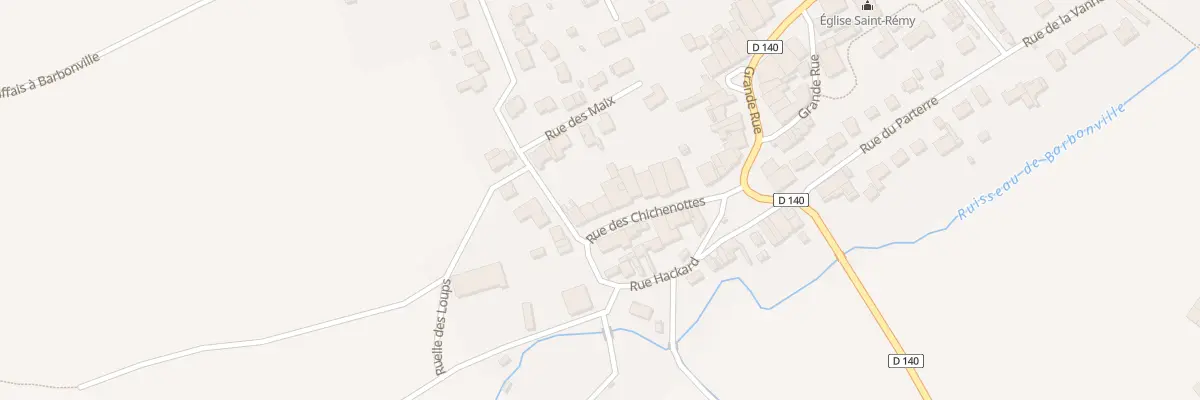 Plan du 11 Rue des Chichenottes à Barbonville