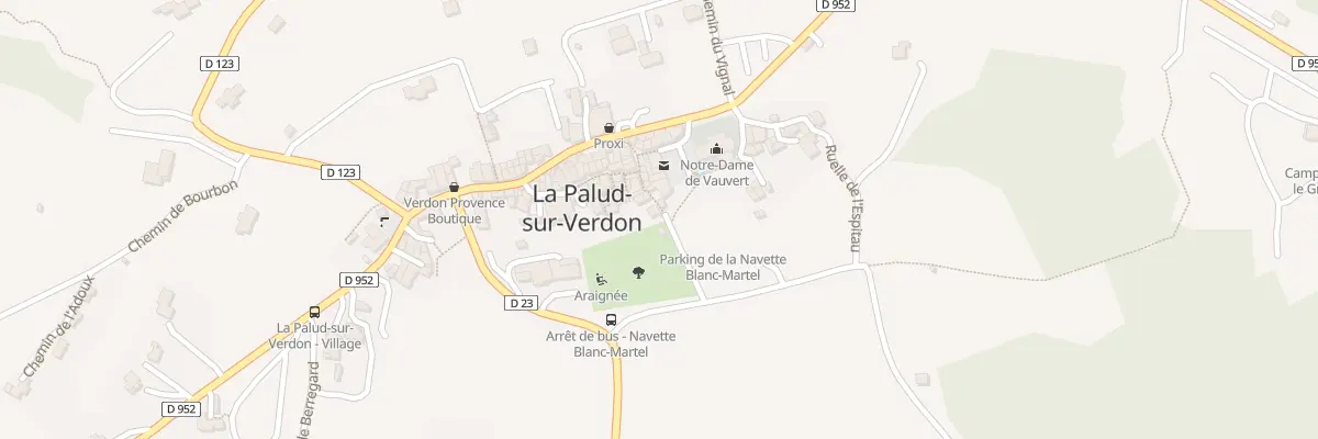 Plan du 104 Le Village La Palud à La Palud-sur-Verdon