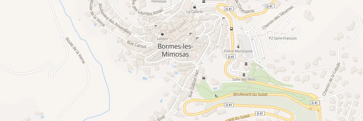 Plan du 12 Rue de la Plaine des Anes à Bormes-les-Mimosas