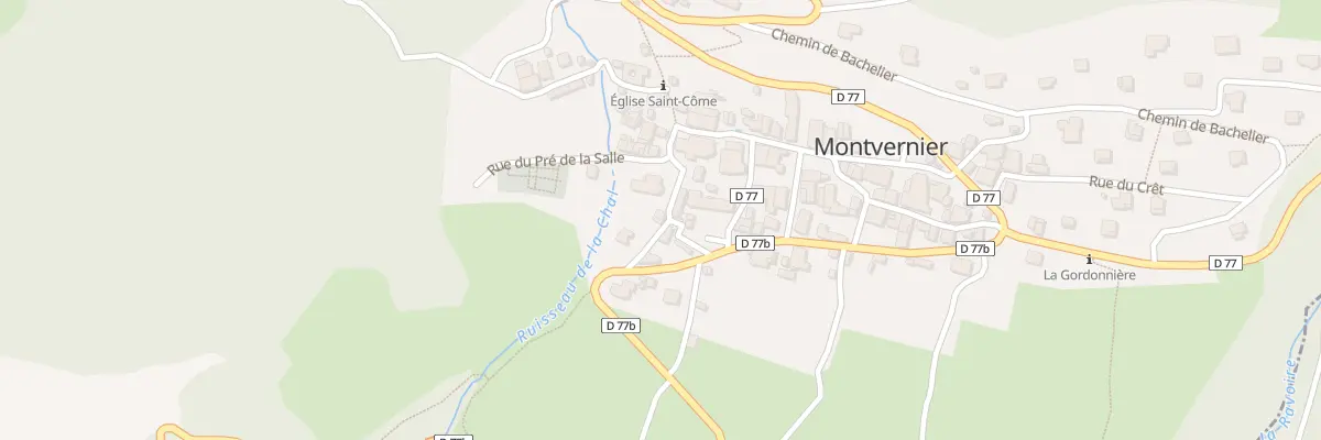 Plan du 5007 Montvernier à Montvernier
