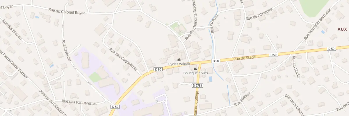 Plan du 13 Rue du Stade à Valdahon