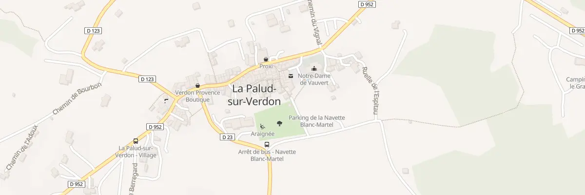 Plan du 109 Le Village La Palud à La Palud-sur-Verdon