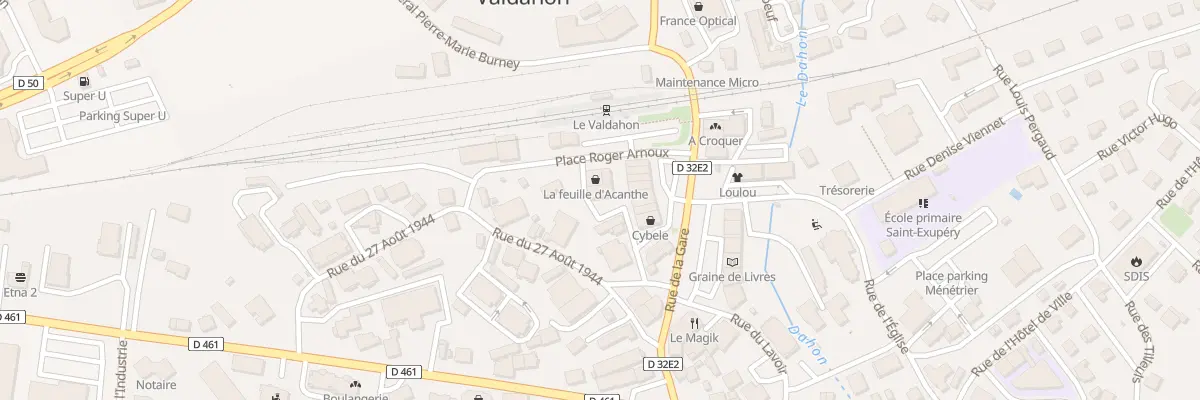 Plan du 4 Pl Roger Arnoux à Valdahon