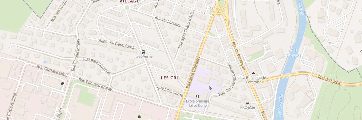 Plan du 17 Rue de la Chaux d’Arlier à Pontarlier