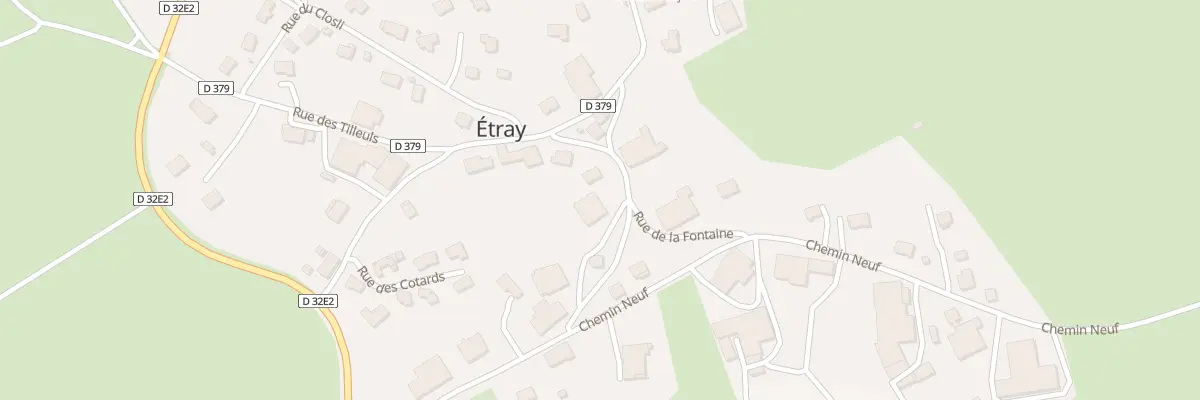 Plan du 3B Pl de la Fontaine à Étray