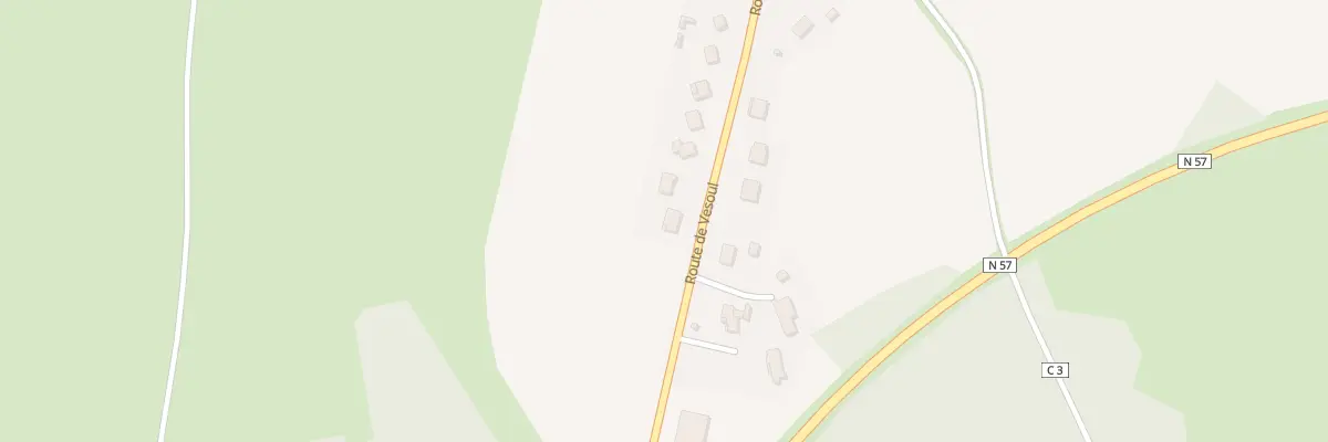 Plan du 42 Rte de Vesoul à Baudoncourt