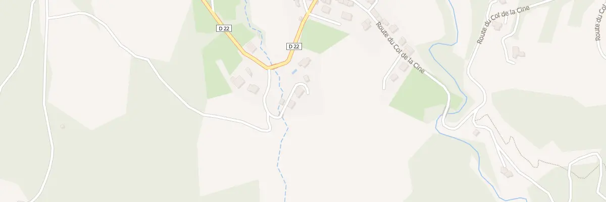 Plan du 5001D Riou et Couesse à Draix