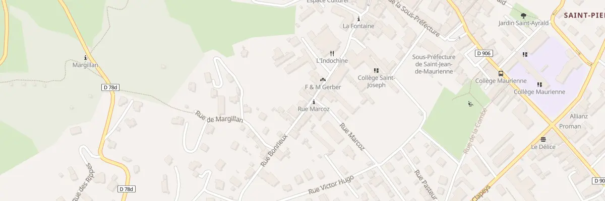 Plan du 114 Rue Bonrieux à Saint-Jean-de-Maurienne
