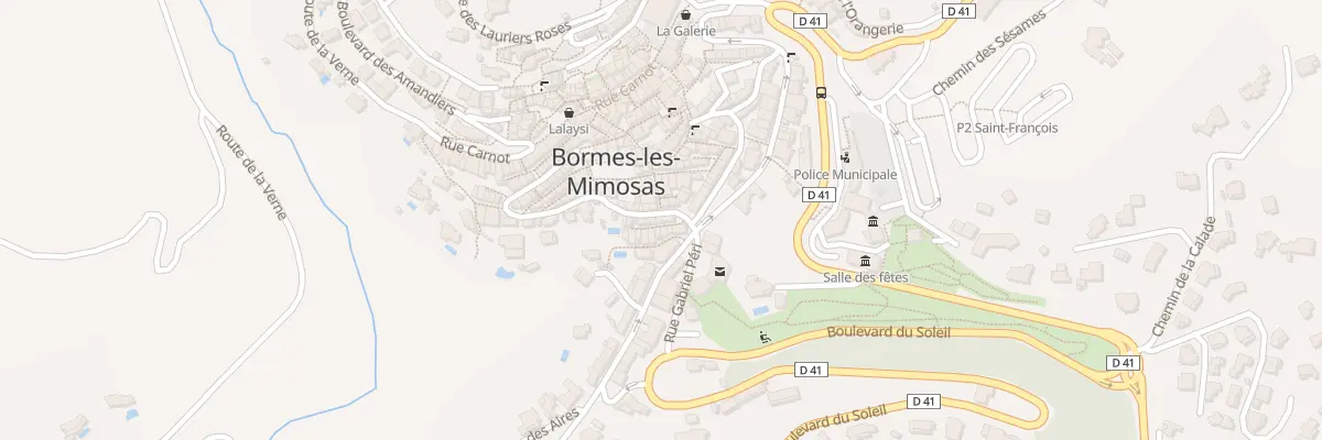 Plan du 3 Rue de la Plaine des Anes à Bormes-les-Mimosas