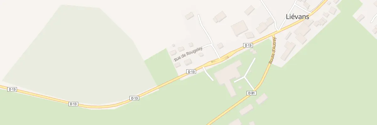 Plan du 3 Rue de Rougeley à Liévans