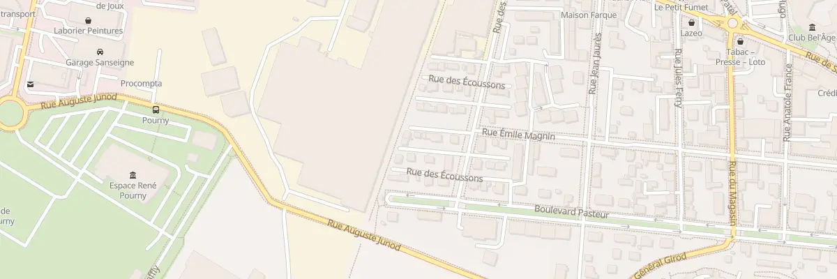 Plan du 45 Rue Emile Magnin à Pontarlier