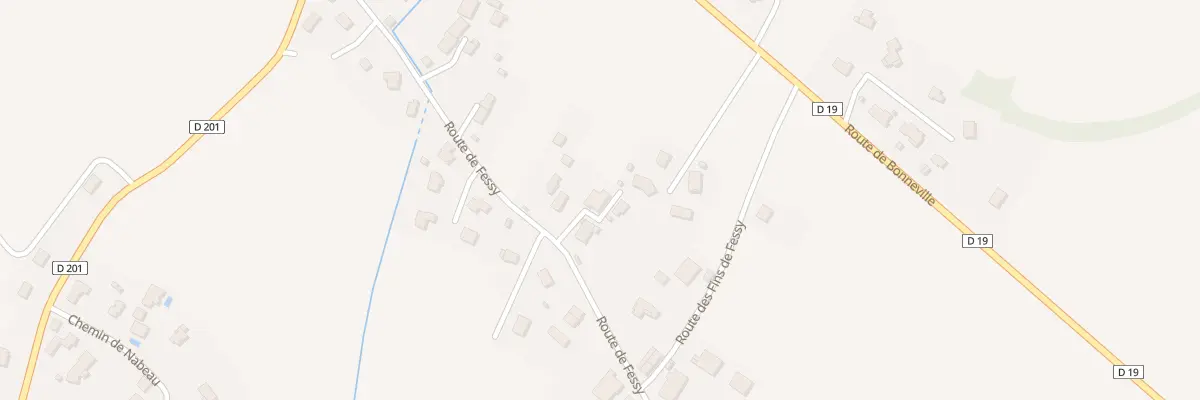 Plan du 321 Rte de Fessy à Arenthon
