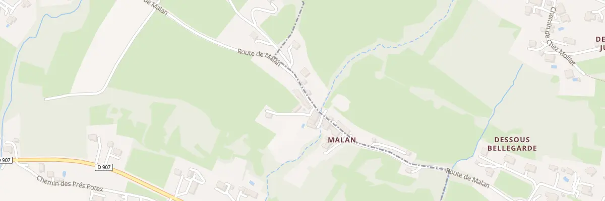 Plan du 778 Rte Malan à Bonne